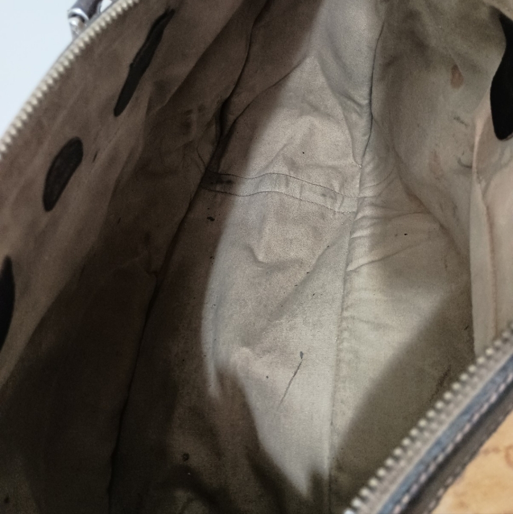 Vintage Gucci Monogram Travel Bag –GG Canvas & Leather Trim $425 OBO - Picture 7 of 11
